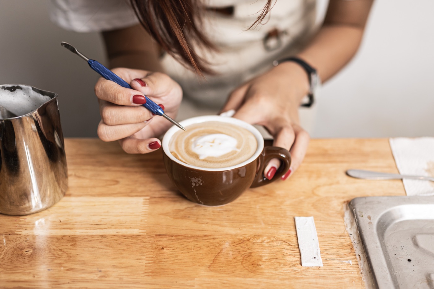 Warm coffee